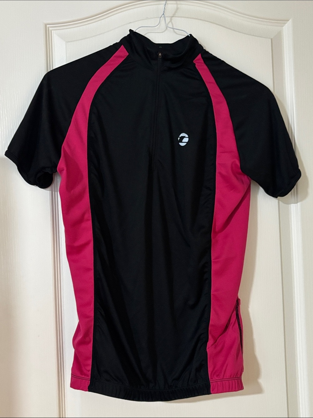 Cycling Jersey with Pink Panels